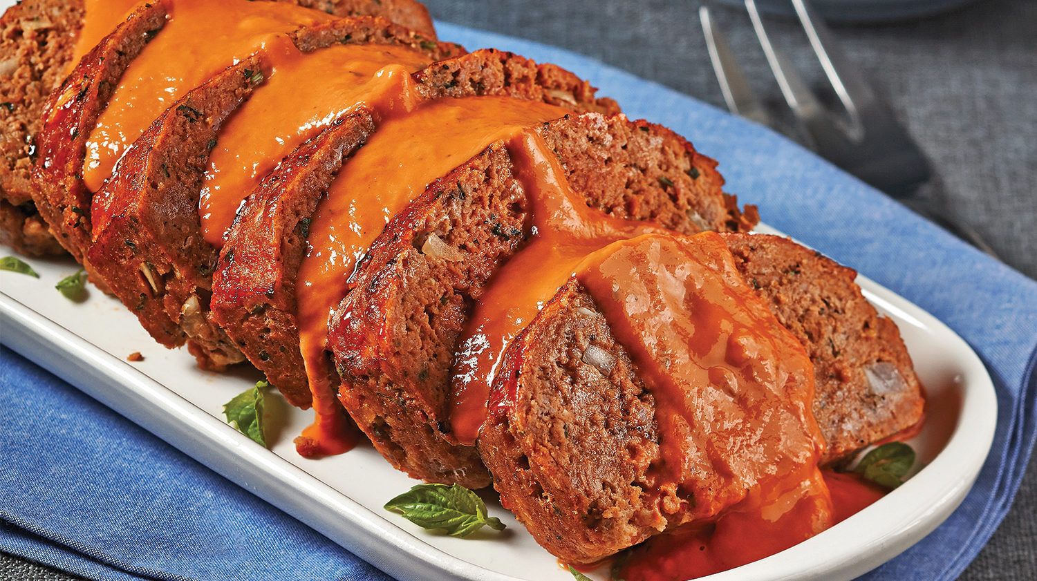 Basic Meatloaf with Creamy Tomato Sauce Foodland