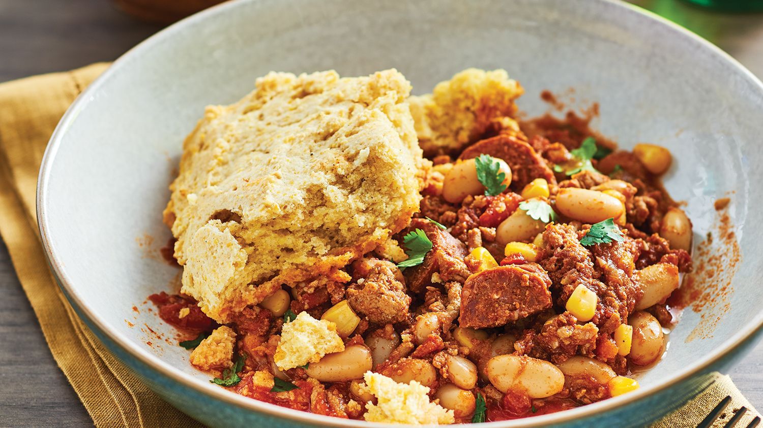 CornbreadTopped Slow Cooker Chili Foodland