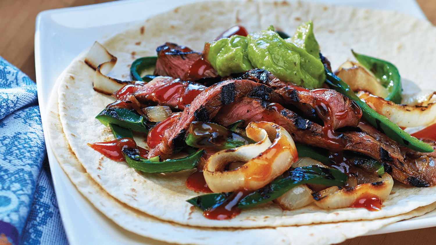 Spicy Grilled Steak Fajitas with Poblano Peppers Foodland