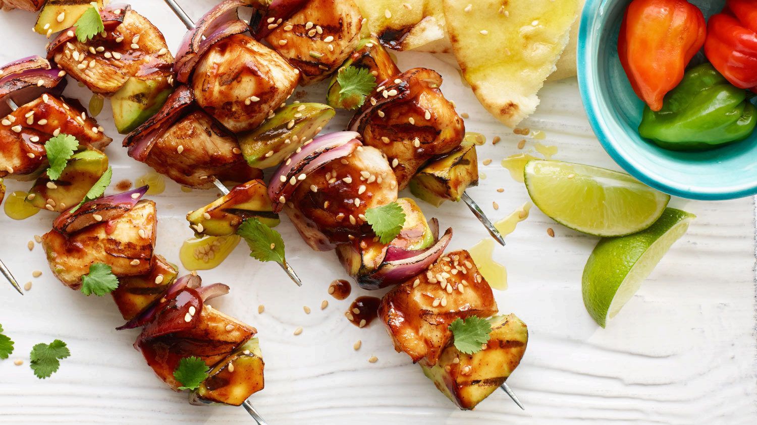 Tequila-Lime-Habanero-Chicken-Kabobs