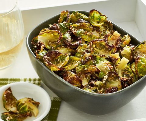Brussels sprout chips