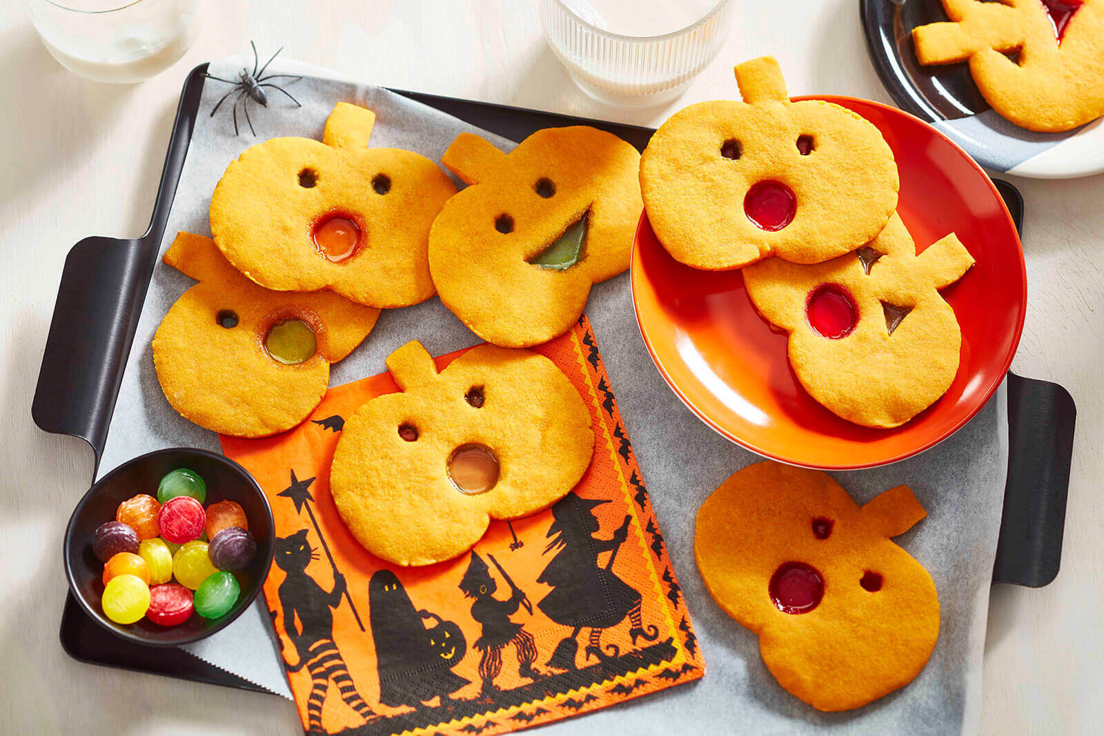 Halloween Jack O’ Lantern Cookies