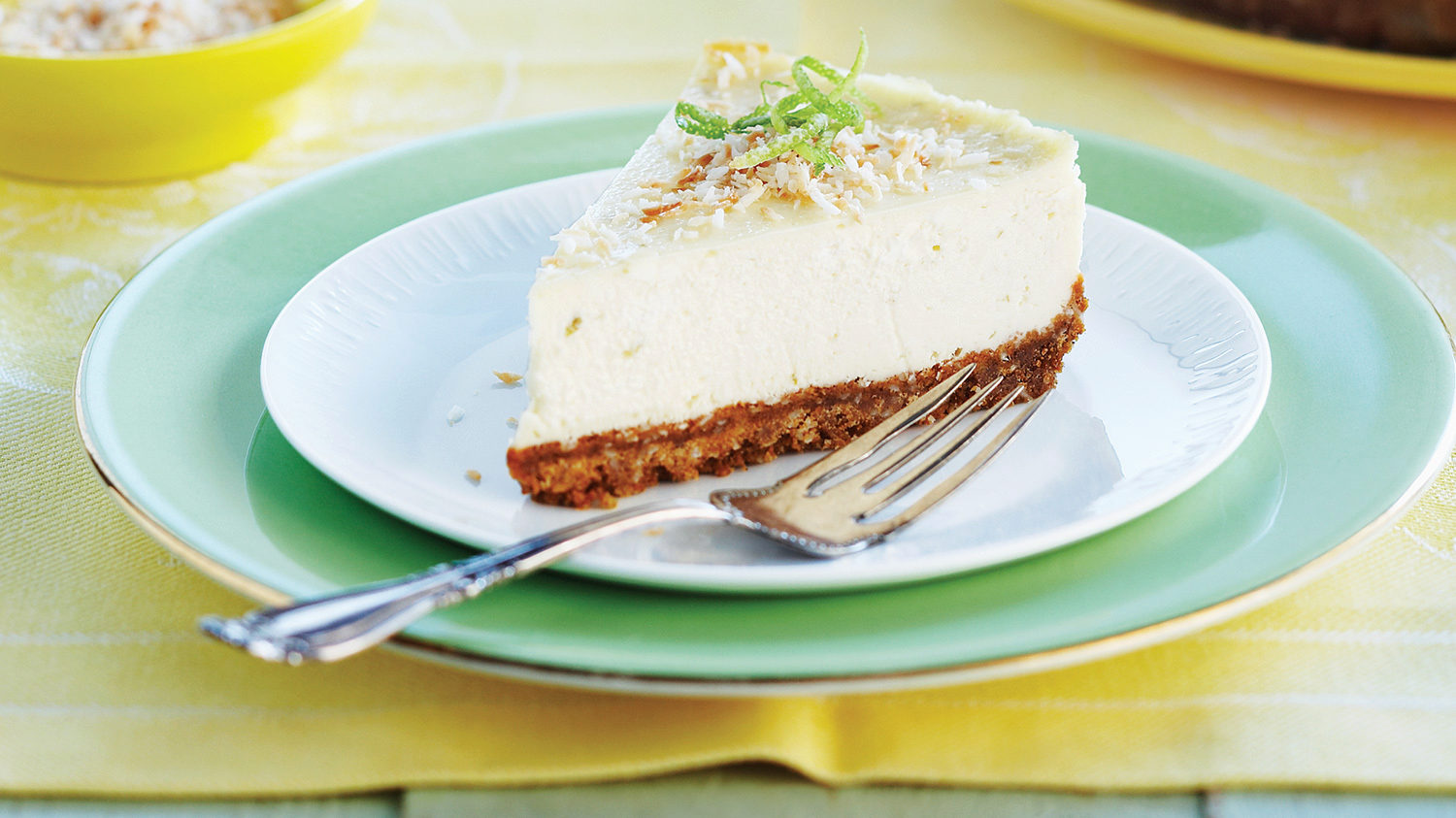 Lime-Coconut Cheesecake