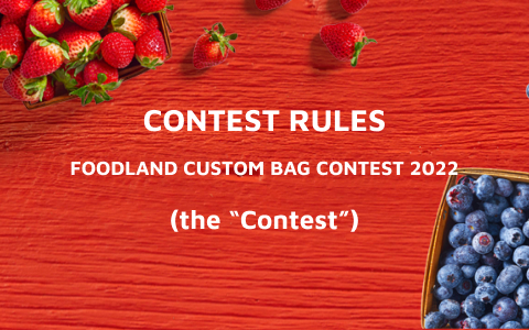 foodland contest rules