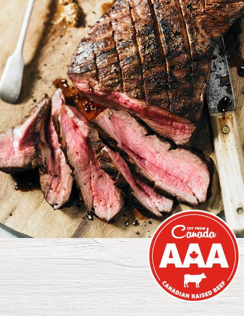 Cut from Canada AAA Beef.