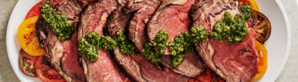 Read more about Prime Rib Roast with Tomato Salad and Pesto