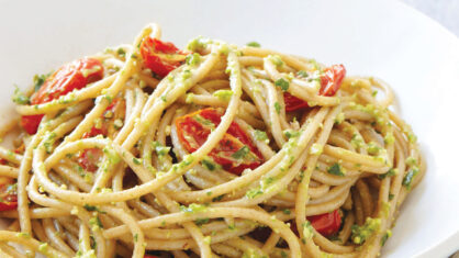 Read more about Walnut & Arugula Pesto Pasta