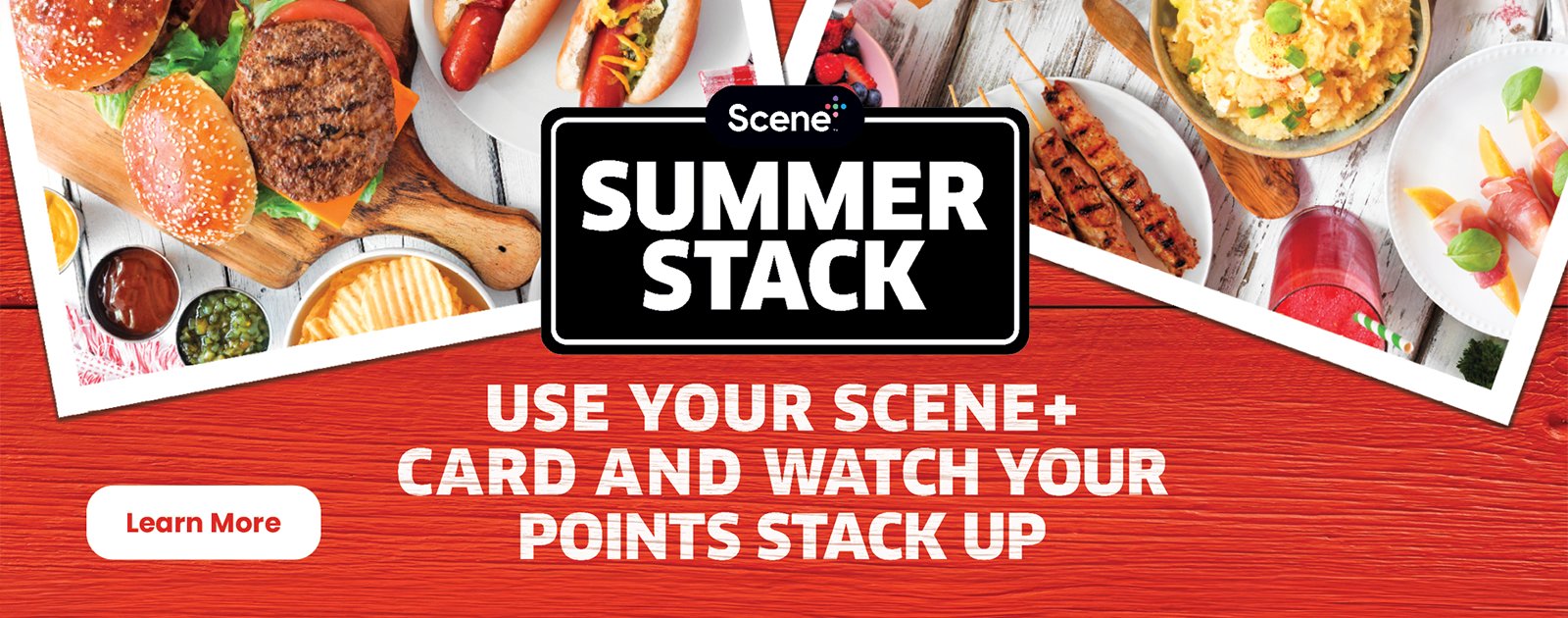 Use your Scene+ card and watch your points stack up