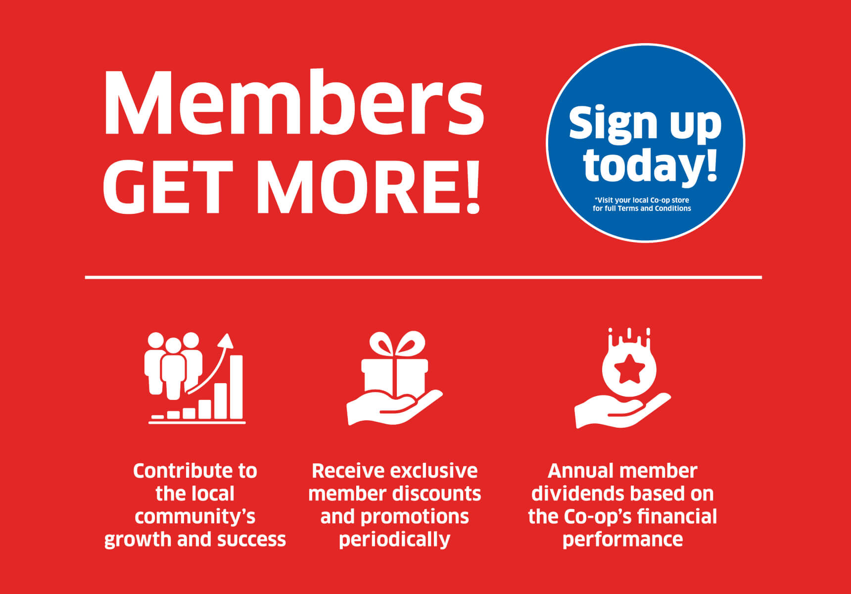 Members get more! Sign up today!