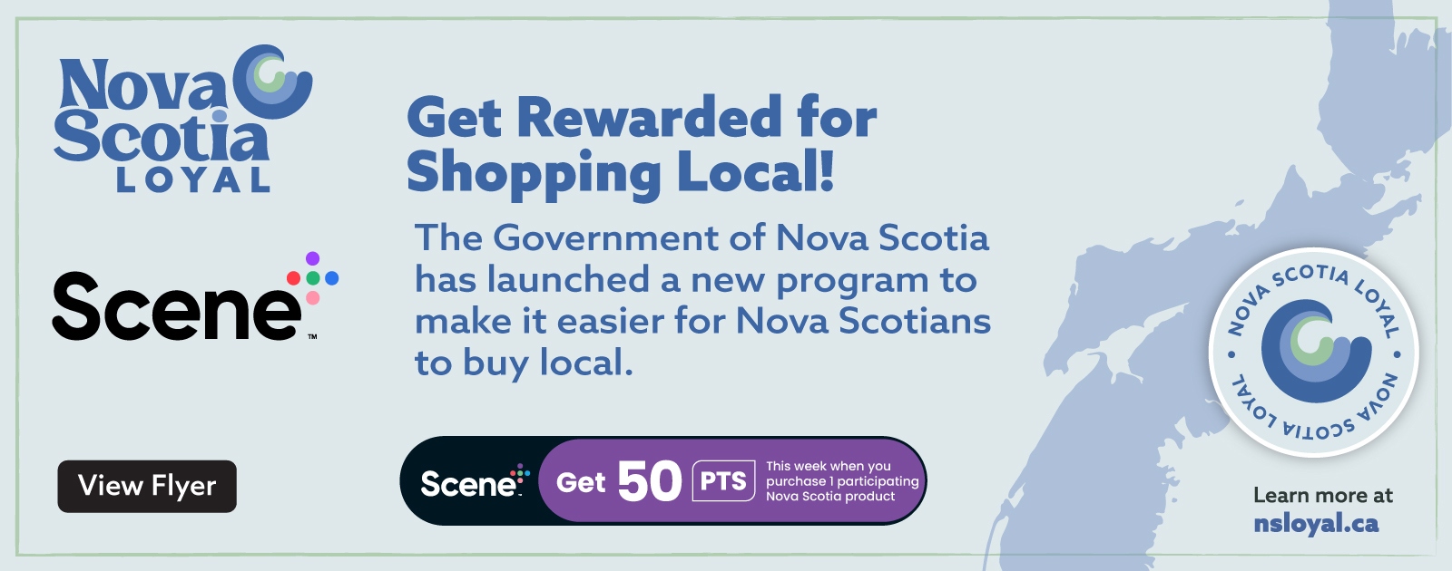 Government of Nova Scotia Scene + points offer