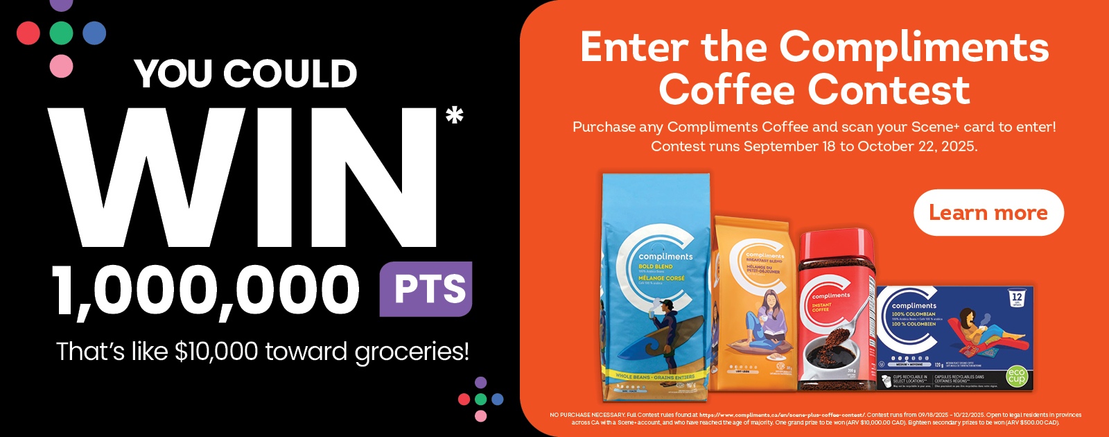 Enter our Compliments Coffee Contest!